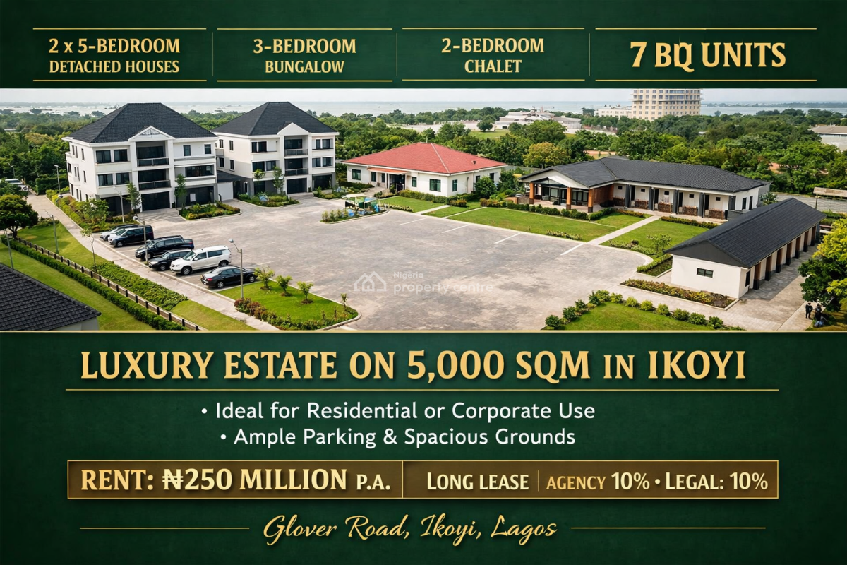 House, Glover Road, Ikoyi, Lagos, House for Rent