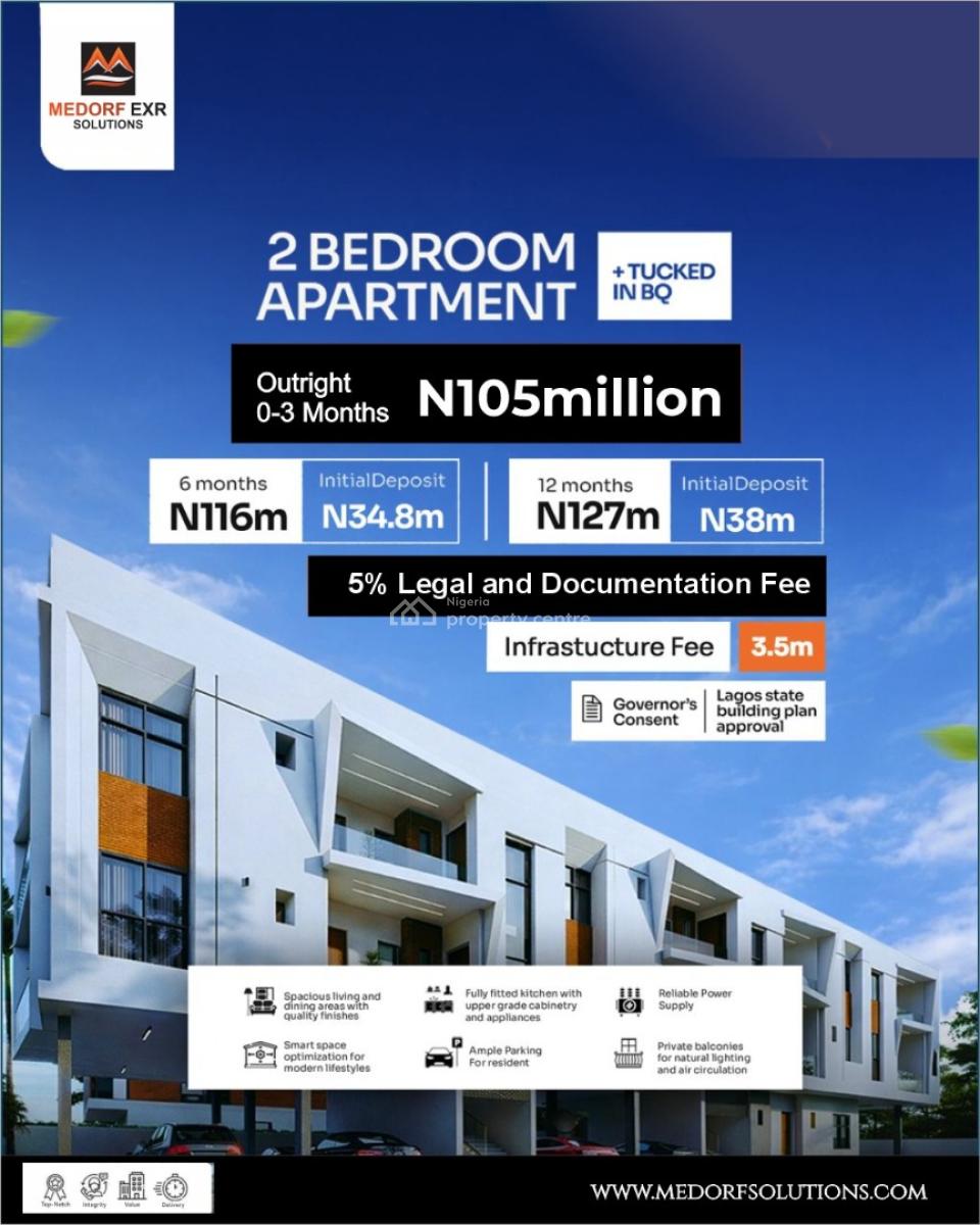 2 Bedroom Flat, Ajah, Lagos, Flat / Apartment for Sale