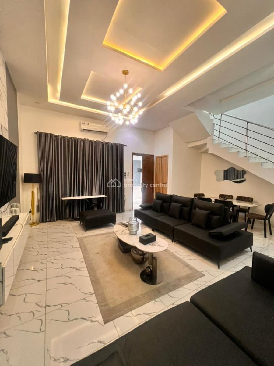 Ikota Serviced Luxury: 4-bedroom, Ikota, Lekki, Lagos, Terraced Duplex for Rent