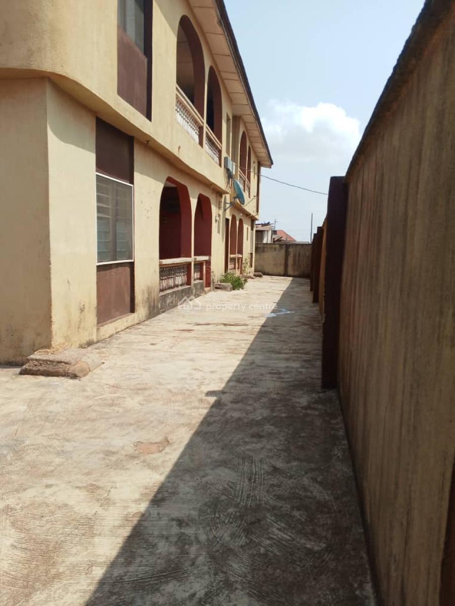 Block of 4 Flat of 3 Bedroom in a Serene and Secured Environment, Captain Ekoro Abule Egba Lagos State, Abule Egba, Agege, Lagos, Block of Flats for Sale