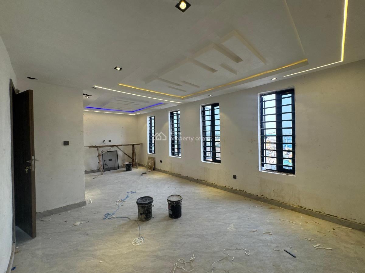 Newly Built 4 Bedroom Fully Detached Duplex, Off Dideolu Estate, College Road, Ogba, Ikeja, Lagos, Terraced Duplex for Sale