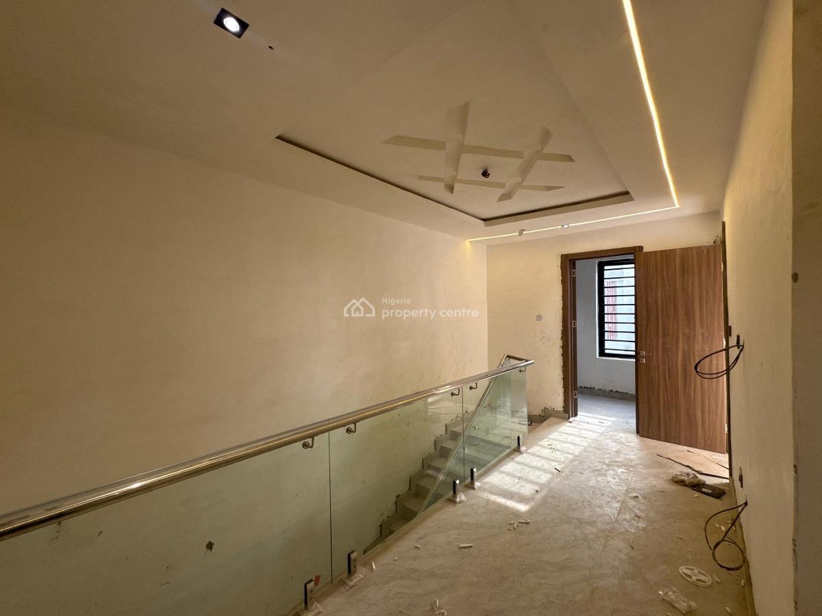 Newly Built 4 Bedroom Fully Detached Duplex, Off Dideolu Estate, College Road, Ogba, Ikeja, Lagos, Terraced Duplex for Sale