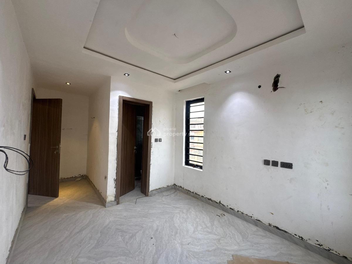 Newly Built 4 Bedroom Fully Detached Duplex, Off Dideolu Estate, College Road, Ogba, Ikeja, Lagos, Terraced Duplex for Sale