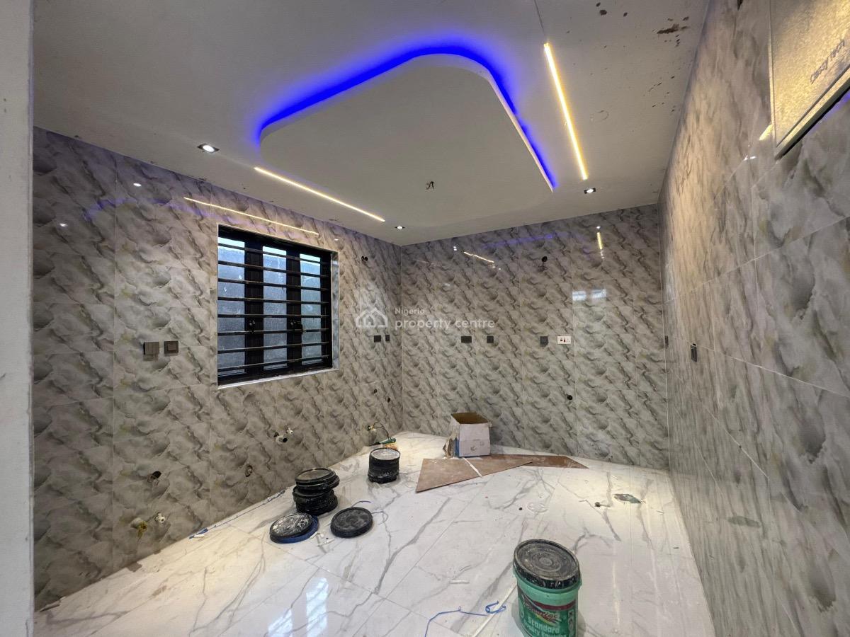 Newly Built 4 Bedroom Fully Detached Duplex, Off Dideolu Estate, College Road, Ogba, Ikeja, Lagos, Terraced Duplex for Sale