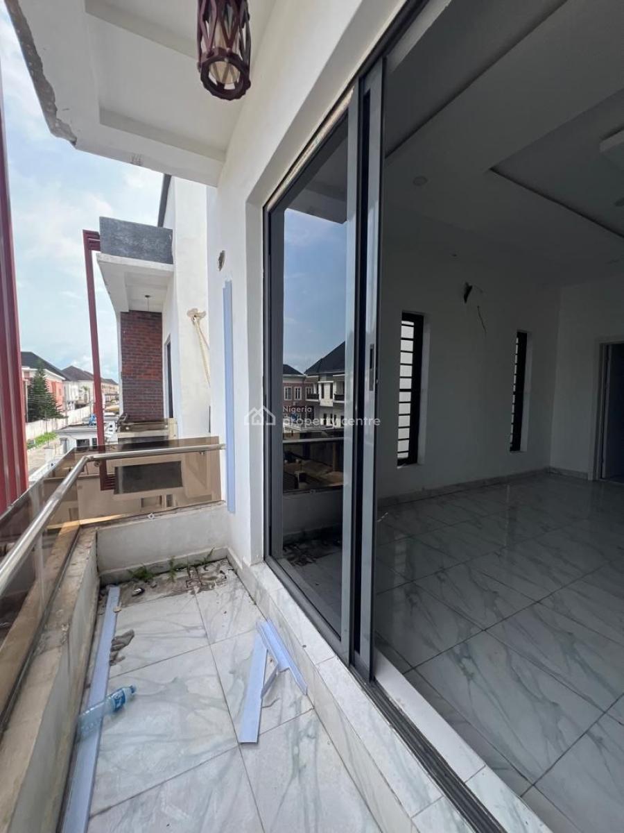 4 Bedroom Semi-detached House with Bq, Chevron, Lekki, Lagos, Semi-detached Duplex for Rent