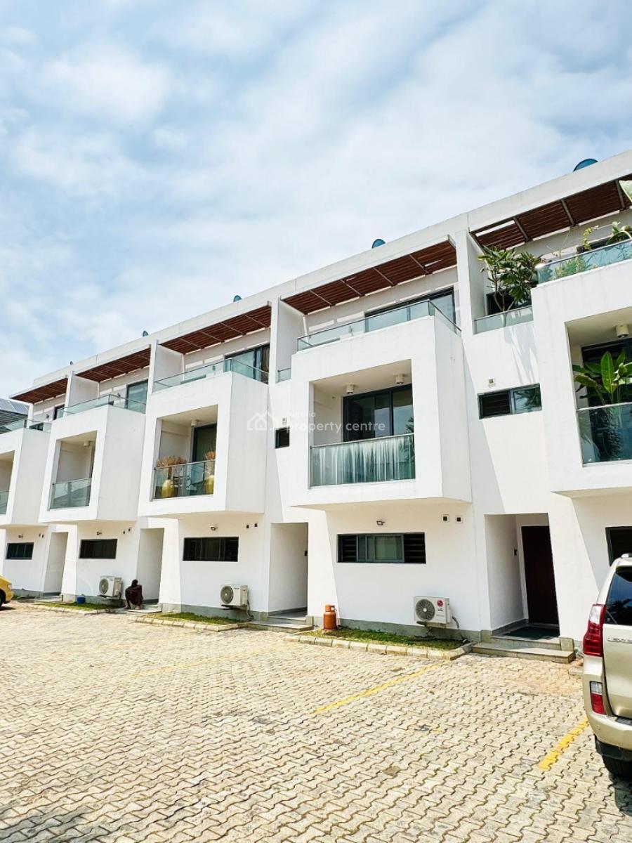 Well-finished 4-bedroom Terrace Duplex with Boys Quarters, Chevron, Lekki, Lagos, Terraced Duplex for Sale