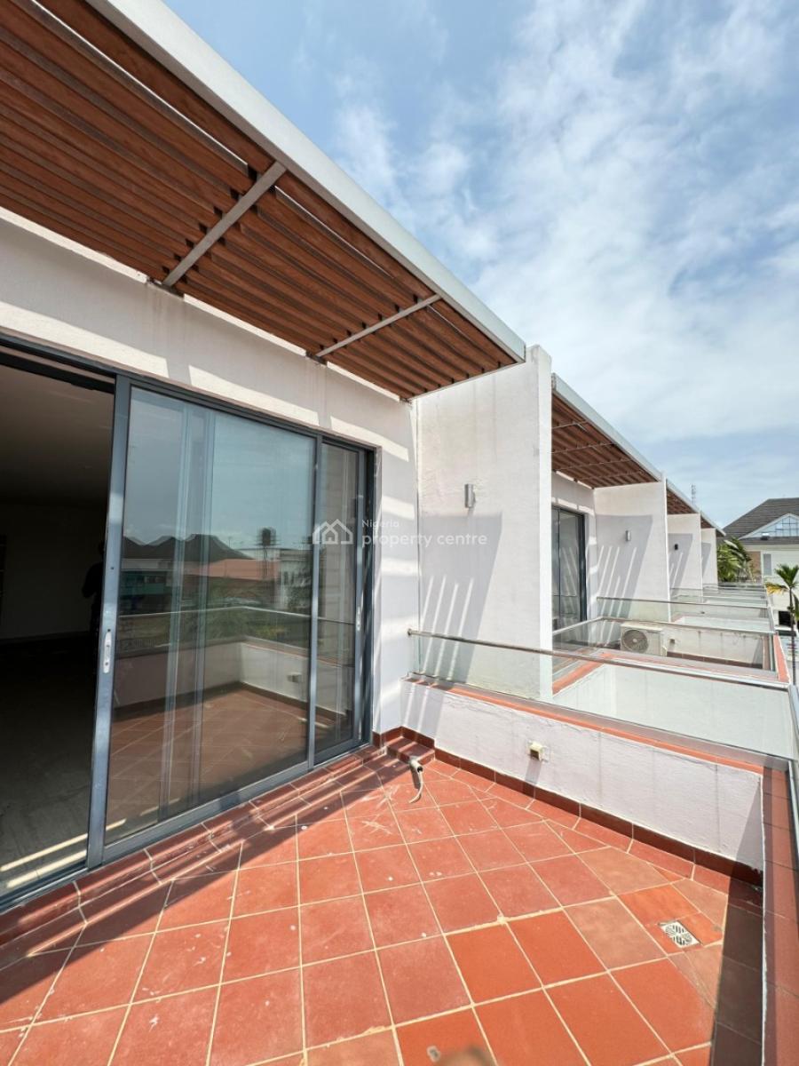 Well-finished 4-bedroom Terrace Duplex with Boys Quarters, Chevron, Lekki, Lagos, Terraced Duplex for Sale