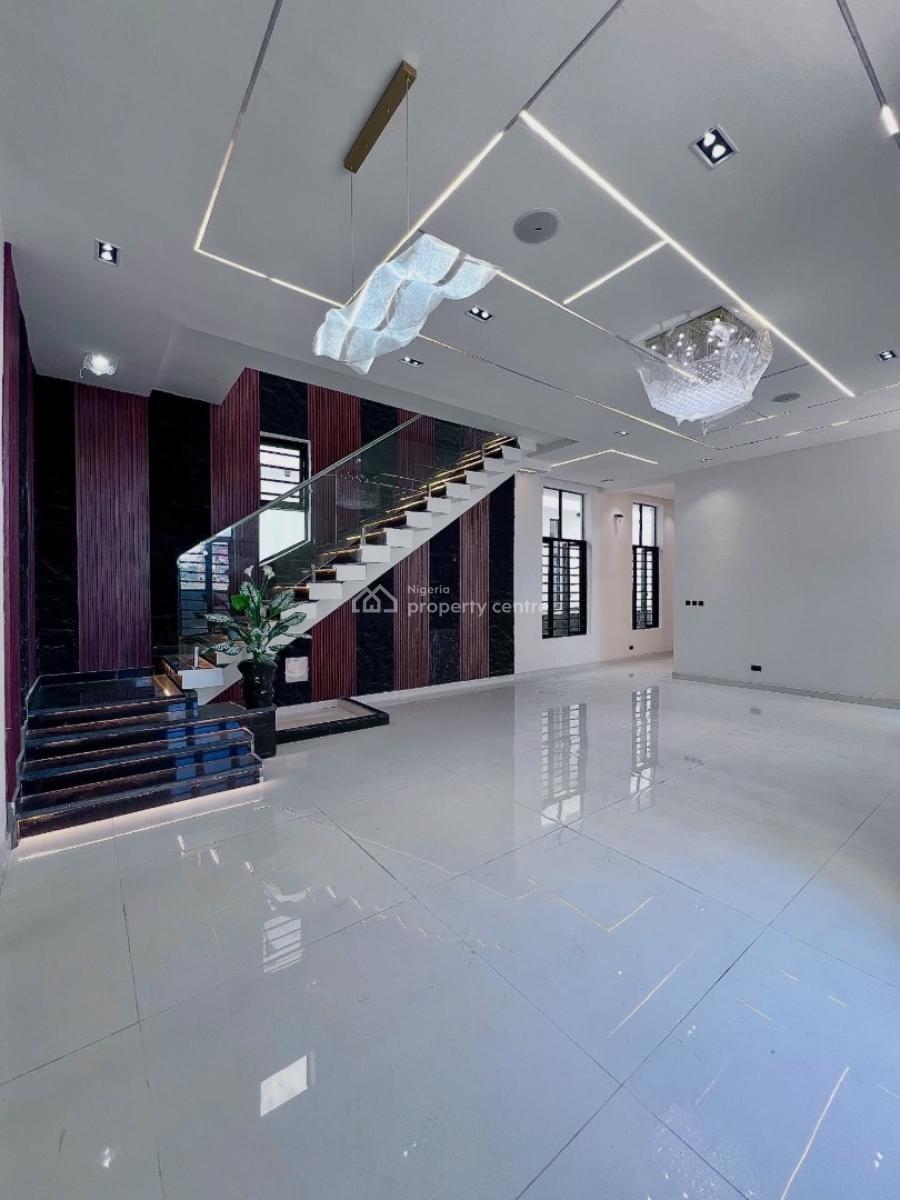 Stunning 5 Bedroom Detached Duplex with Swimming Pool and Bq, Chevron, Lekki, Lagos, Detached Duplex for Sale