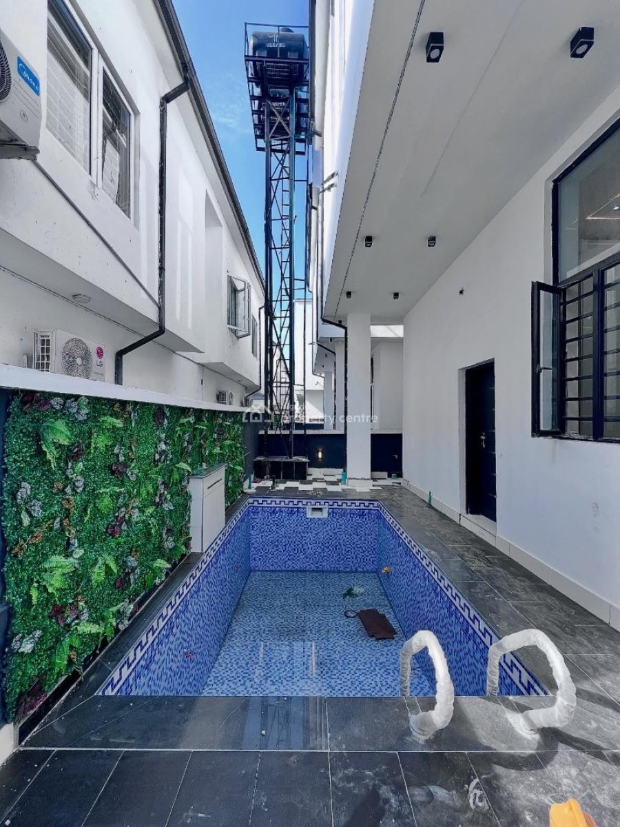 Stunning 5 Bedroom Detached Duplex with Swimming Pool and Bq, Chevron, Lekki, Lagos, Detached Duplex for Sale