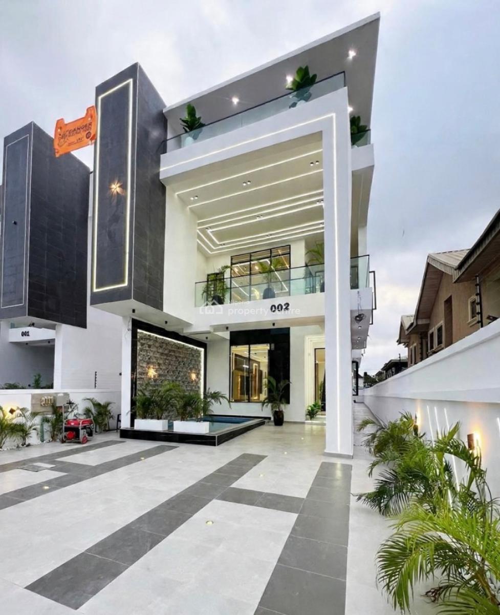 Contemporary 5 Bedroom Detached Duplex with Swimming Pool and Bq, Ikota, Ikota, Lekki, Lagos, Detached Duplex for Sale
