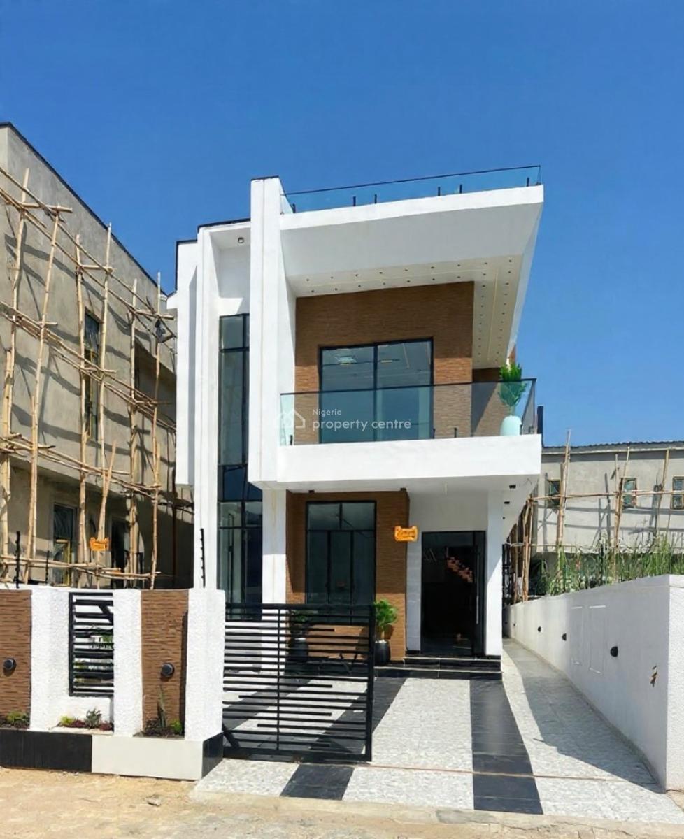 Contemporary 5 Bedroom Detached Duplex with Swimming Pool and Bq, Ajah, Lagos, Detached Duplex for Sale