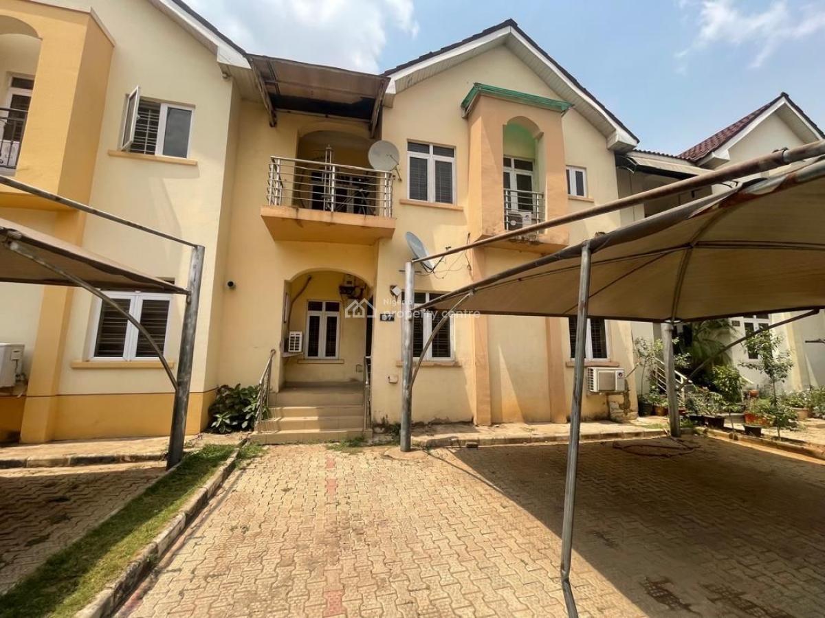 Spacious Four Bedrooms Terrace Duplex, Jabi District, Jabi, Abuja, Terraced Duplex for Rent