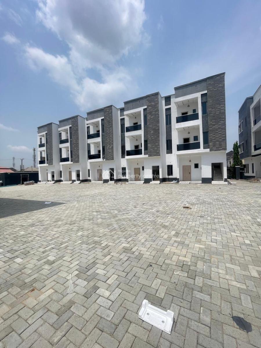 Nicely Built Serviced 3 Bedroom Apartment with Central Water System, Mobil Road, Ajah, Lagos, Flat / Apartment for Sale