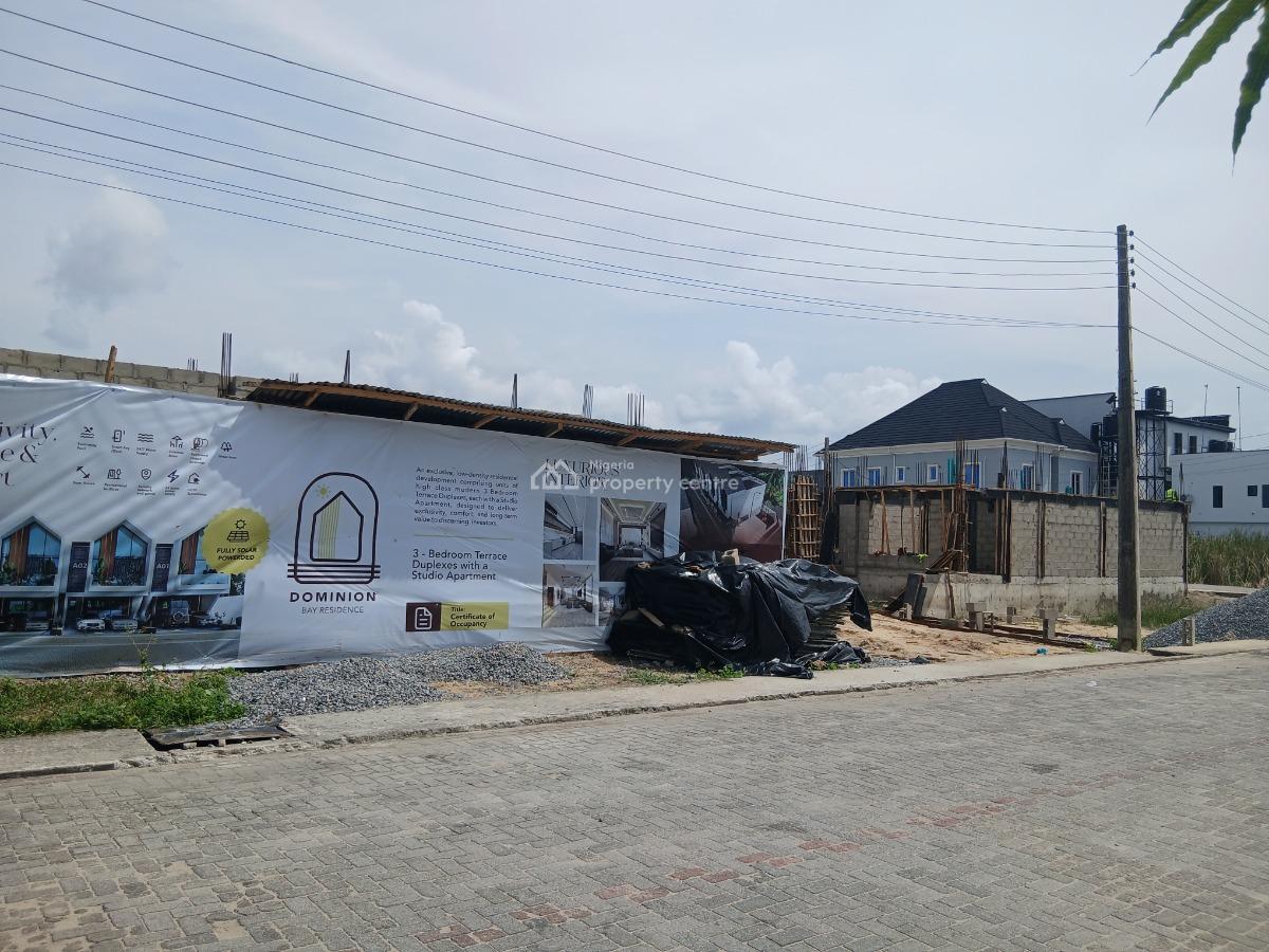 Luxurious 3 Bedroom Terraced Duplex with a Studio Apartment, Solar, Ajah, Lagos, Terraced Duplex for Sale
