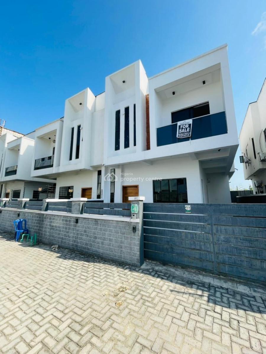 Self Compound 4 Bedroom Semi Detached Duplex with Bq, Road 1 Orchid, Lekki, Lagos, Semi-detached Duplex for Sale