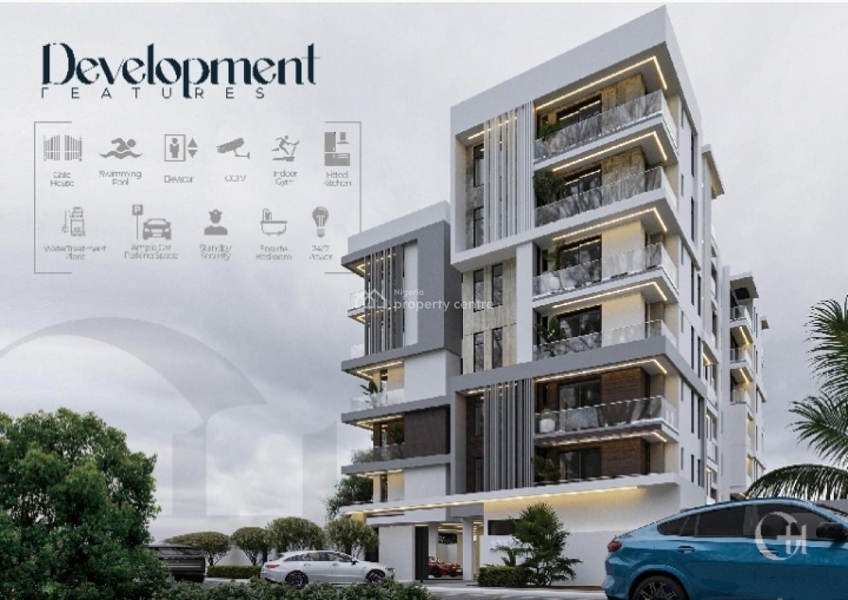 Very Luxury Spacious 2 Bedroom Flat with Bq, Babalola Gardens Freedom Way, Lekki Phase 1, Lekki, Lagos, Block of Flats for Sale