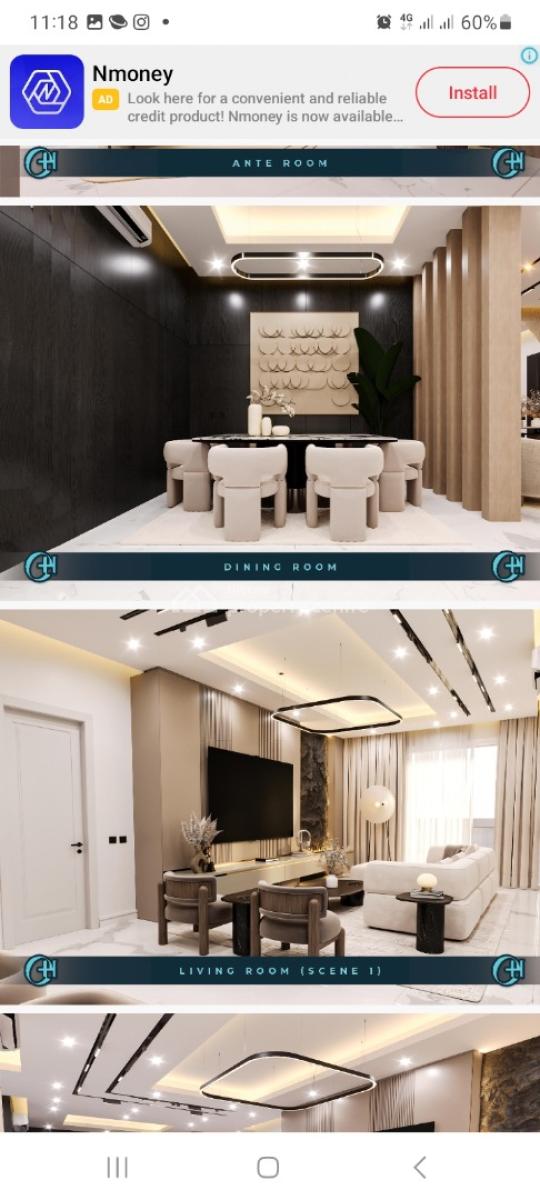 Very Luxury Spacious 2 Bedroom Flat with Bq, Babalola Gardens Freedom Way, Lekki Phase 1, Lekki, Lagos, Block of Flats for Sale