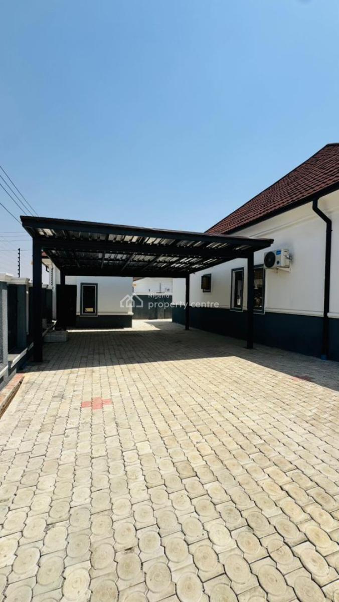 Elegant 4-bedroom Detached Bungalow + Guest Chalet & Massive Parking, Efab Verizon Estate, Karsana, Abuja, Detached Bungalow for Sale