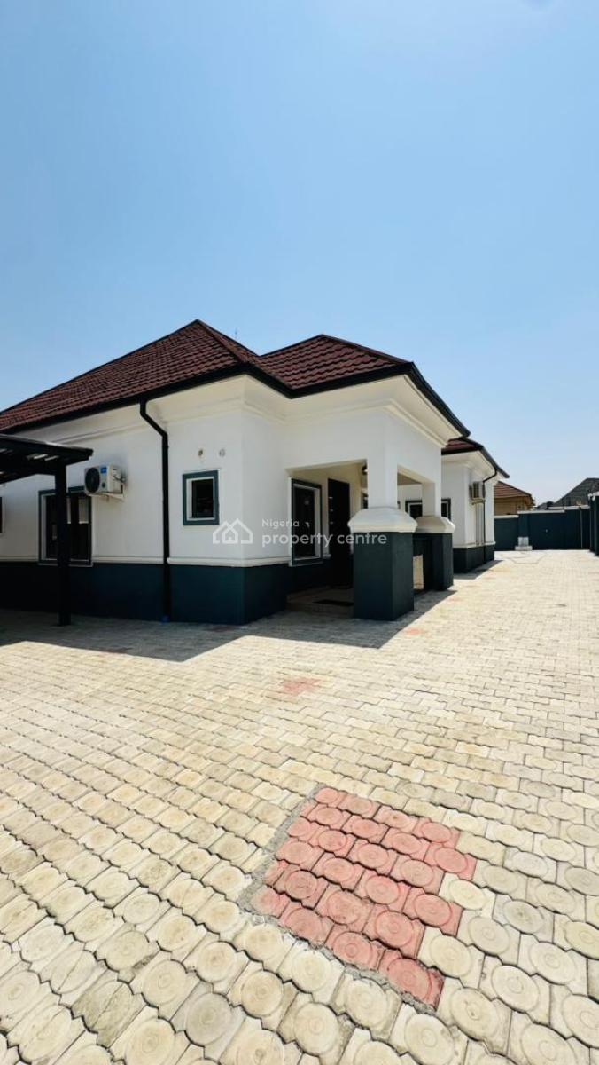 Elegant 4-bedroom Detached Bungalow + Guest Chalet & Massive Parking, Efab Verizon Estate, Karsana, Abuja, Detached Bungalow for Sale