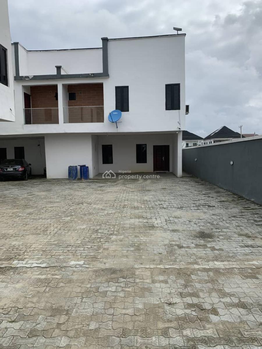 Newly Built 4 Bedroom Terraced Duplex with Solar Panels, Atlantic Nominee Estate, Olokonla, Sangotedo, Ajah, Lagos, Terraced Duplex for Sale