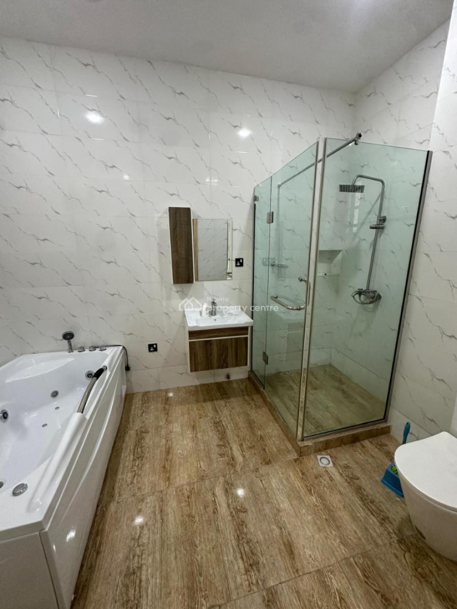 Serviced 4 Bedroom with Bq Pool Gym 24/7 Light, Ologolo, Lekki, Lagos, Semi-detached Duplex for Rent