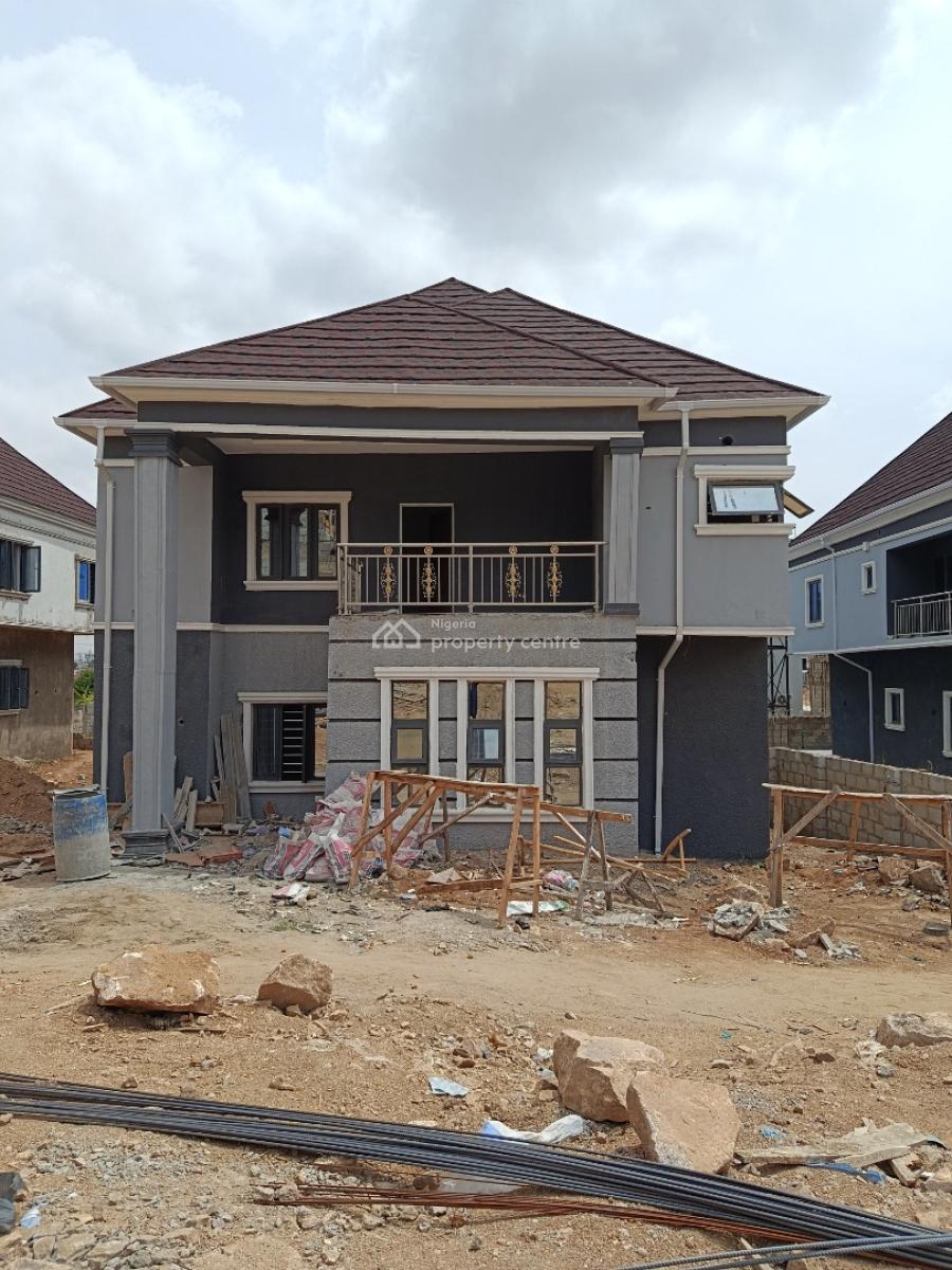 a Standard Detached 4 Bedroom Duplex with Attached, Direct Opposite Shaffa Filling Station,sabon Lugbe, Airport Road, Lugbe District, Abuja, Detached Duplex for Sale