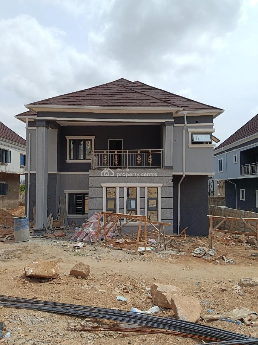 a Standard Detached 4 Bedroom Duplex with Attached, Direct Opposite Shaffa Filling Station,sabon Lugbe, Airport Road, Lugbe District, Abuja, Detached Duplex for Sale