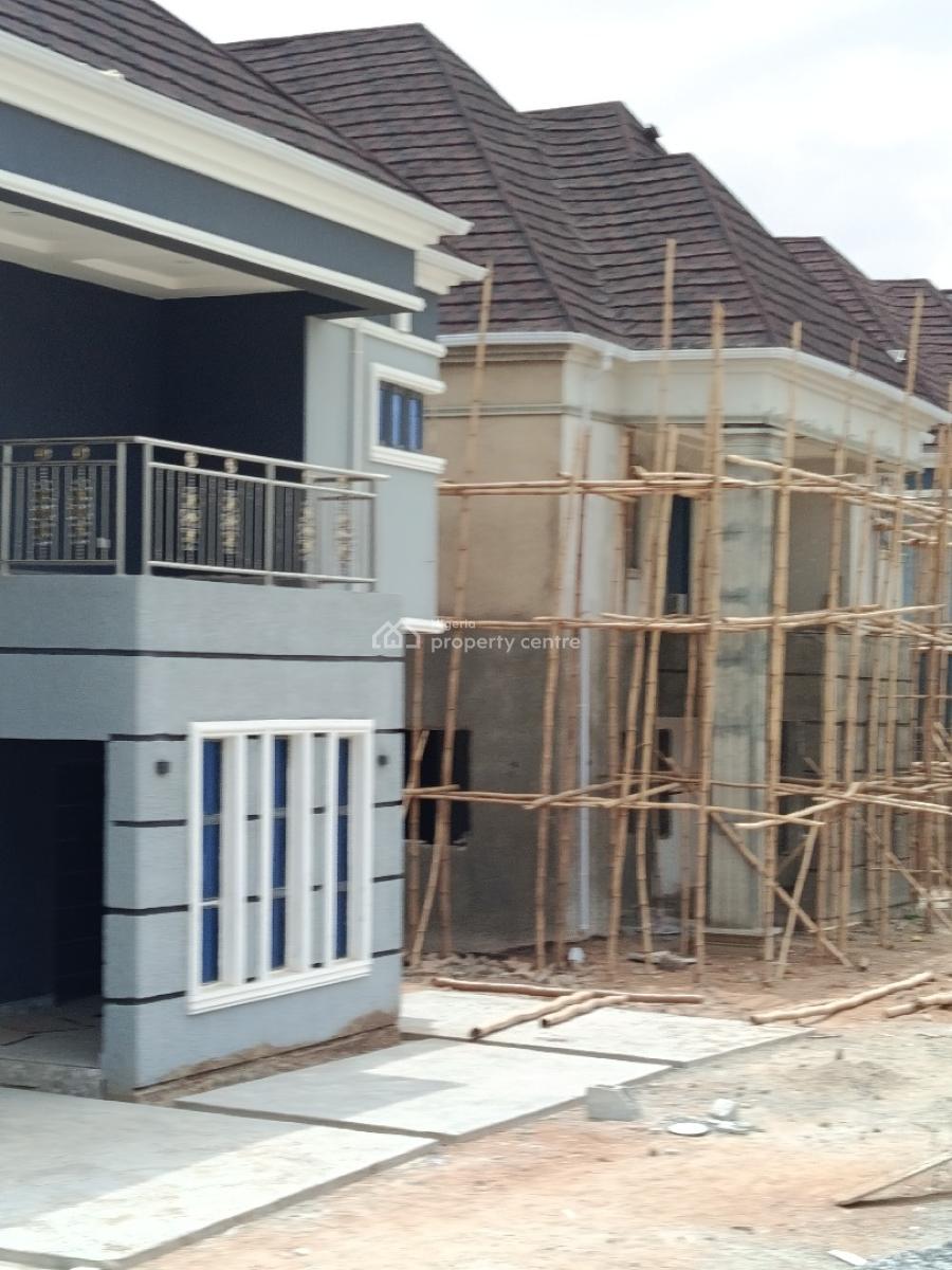 a Standard Detached 4 Bedroom Duplex with Attached, Direct Opposite Shaffa Filling Station,sabon Lugbe, Airport Road, Lugbe District, Abuja, Detached Duplex for Sale