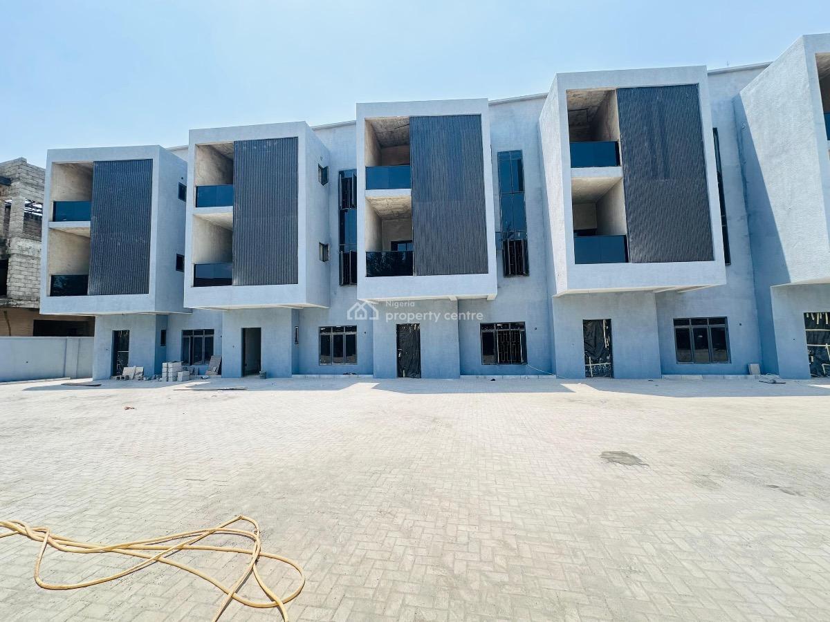 Semi Finished 4 Bedroom Terrace Duplex with Bq, Utako, Abuja, Terraced Duplex for Sale