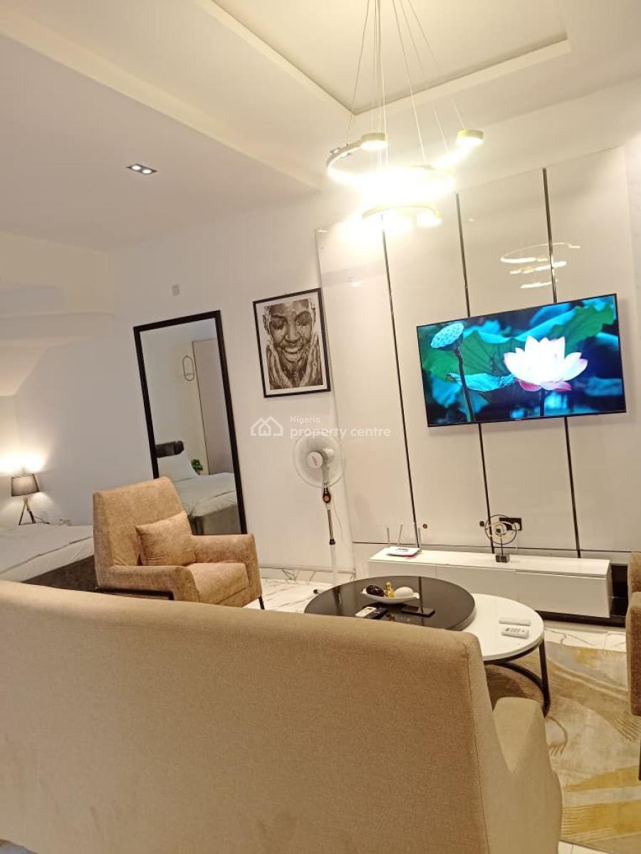 Fully Furnished Standard Studio Apartment, Chevyview Estate, Chevron Drive Lekki, Lekki, Lagos, Flat / Apartment for Rent