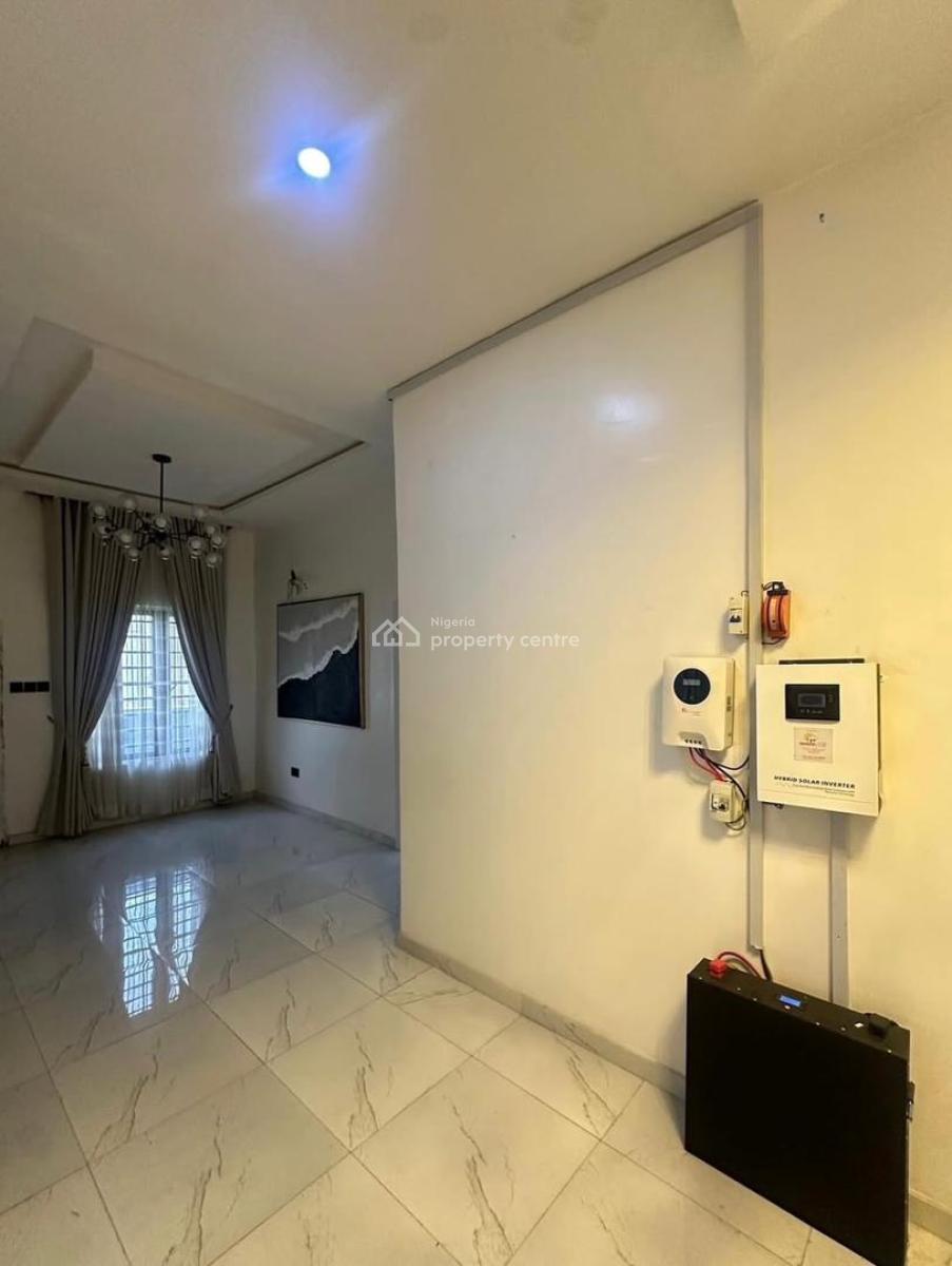 Contemporary 4-bedroom Semi-detached Duplex with Bq, Chevron, Lekki, Lagos, Semi-detached Duplex for Rent
