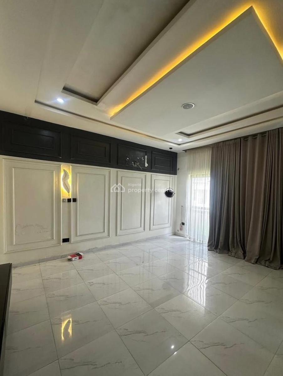Contemporary 4-bedroom Semi-detached Duplex with Bq, Chevron, Lekki, Lagos, Semi-detached Duplex for Rent