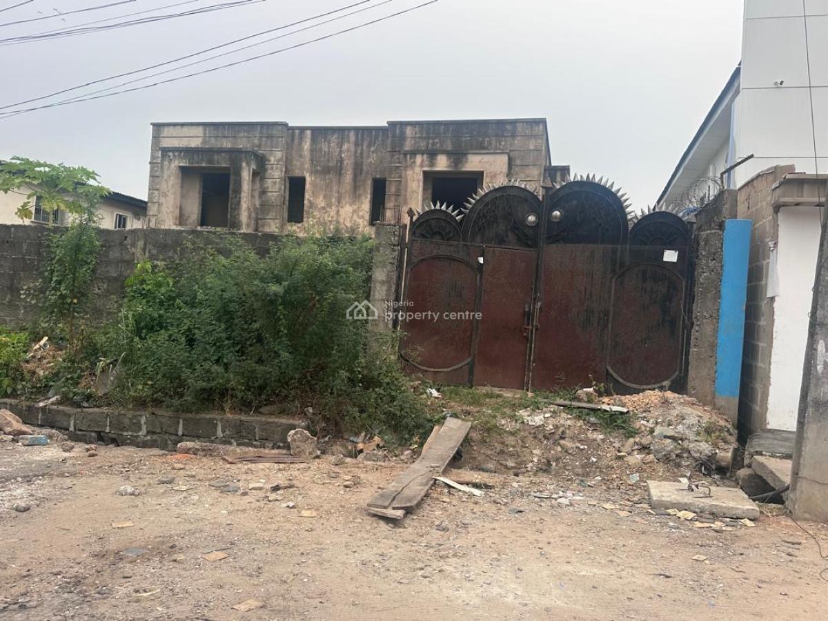 Uncompleted 5 Bedroom Detached Duplex Sitting 1050sqmts, Gbagada Phase 2, Gbagada, Lagos, Detached Duplex for Sale