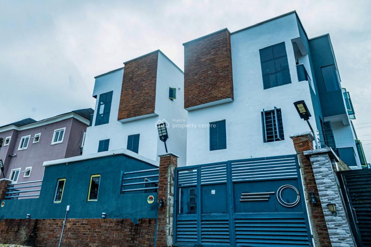 4 Bedroom and 1 Bq, Fully Detached Town House., Thomas Estate, Ajah, Lagos, Detached Duplex for Sale