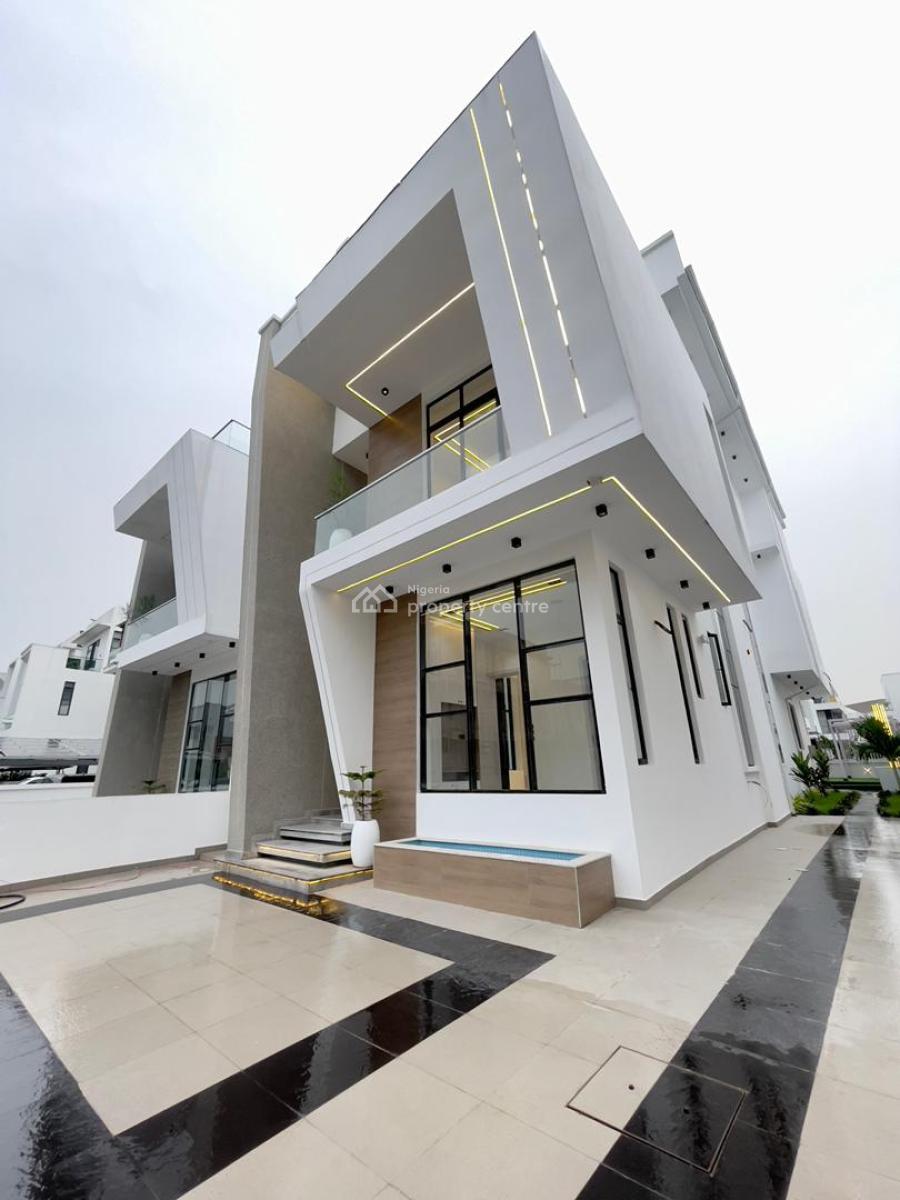 5 Bedroom Smart Home with Cinema, Swimming Pool and 2 Rooftop Terrace, Osapa, Lekki, Lagos, House for Sale