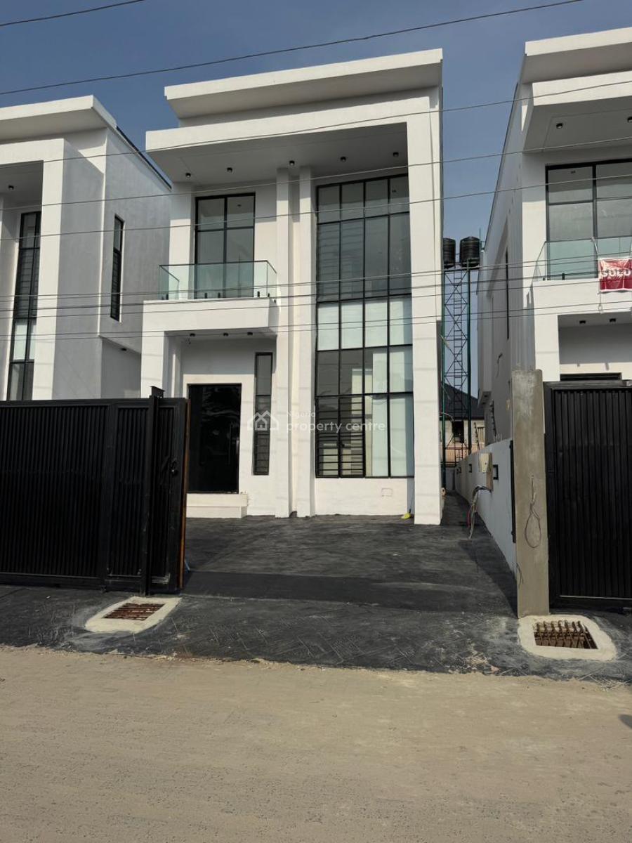 Beautiful 4 Bedroom Detached Duplex with a Bq in a Secure Estate, Sangotedo, Ajah, Lagos, Detached Duplex for Sale