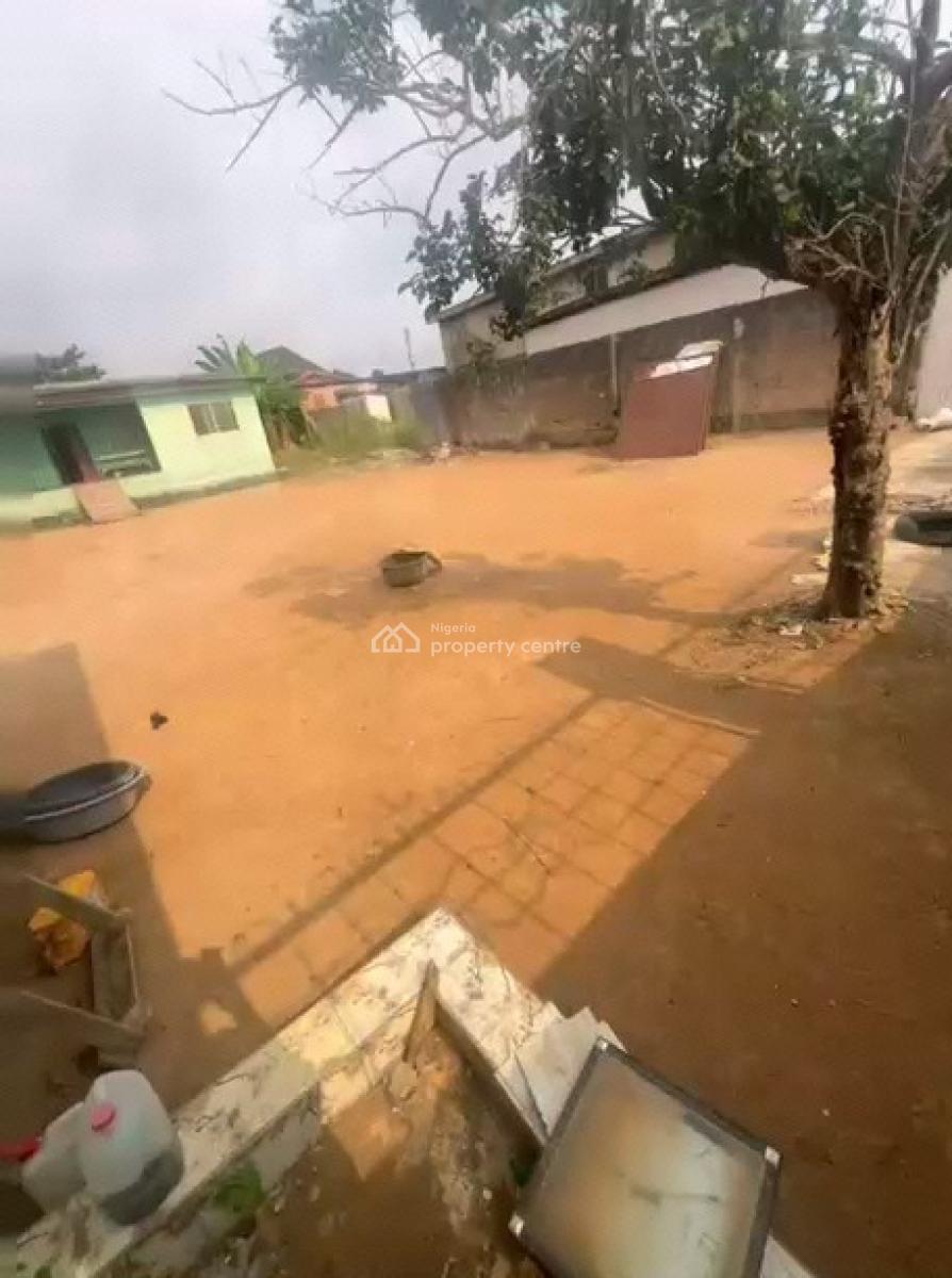 Decent 3-bedroom Setback with 2 Shops, Ekoro, Abule Egba, Agege, Lagos, Detached Bungalow for Sale