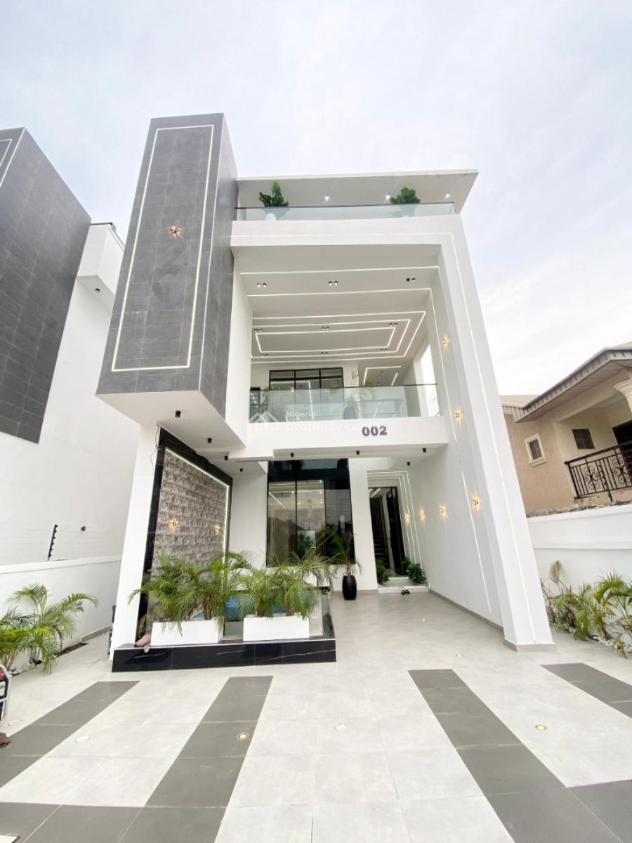 Sophisticated 5 Bedroom Detached Smart House with Bq, Pool and Gym, Ikota Lekki Lagos, Ikota, Lekki, Lagos, Detached Duplex for Sale