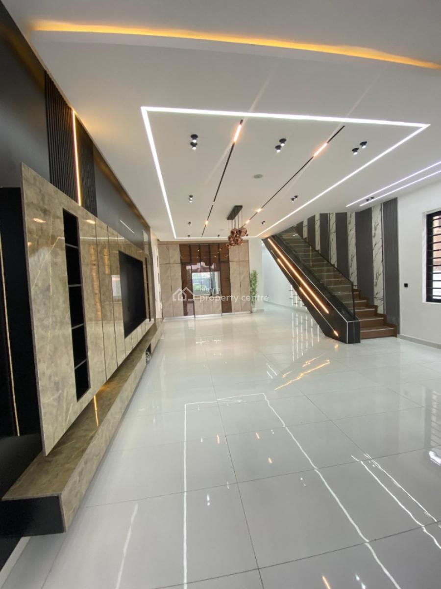 Sophisticated 5 Bedroom Detached Smart House with Bq, Pool and Gym, Ikota Lekki Lagos, Ikota, Lekki, Lagos, Detached Duplex for Sale