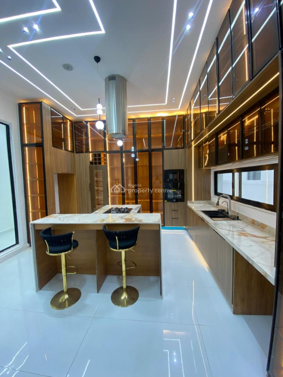 Sophisticated 5 Bedroom Detached Smart House with Bq, Pool and Gym, Ikota Lekki Lagos, Ikota, Lekki, Lagos, Detached Duplex for Sale