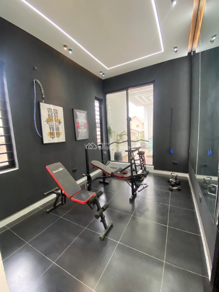 Sophisticated 5 Bedroom Detached Smart House with Bq, Pool and Gym, Ikota Lekki Lagos, Ikota, Lekki, Lagos, Detached Duplex for Sale