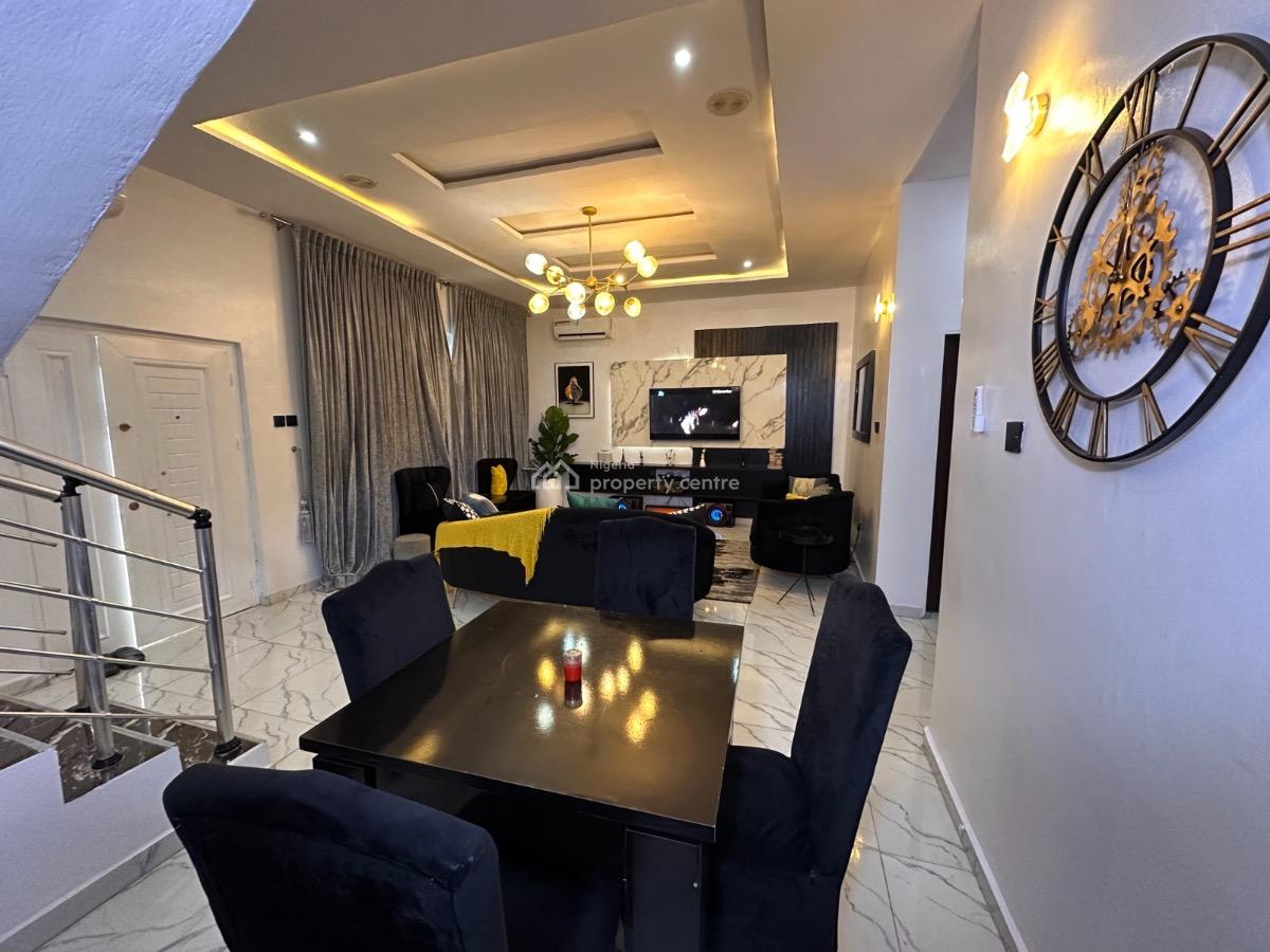 Furnished 4 Bedrooms Terrace Duplex with an Inverter, Orchid, Lekki Phase 2, Lekki, Lagos, Terraced Duplex for Rent