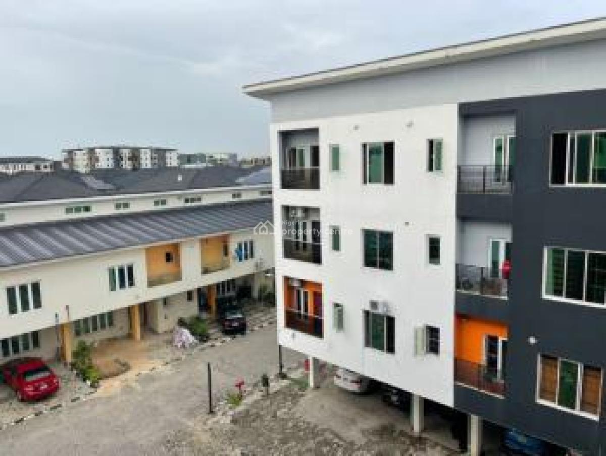 Spacious 2 Bedroom Terrace Serviced Duplex with Boyz Quarter, Cyberville Estate Besides Victoria Bay 3 Off Nike Art Gallery Road, Ikate, Lekki, Lagos, Terraced Duplex for Rent