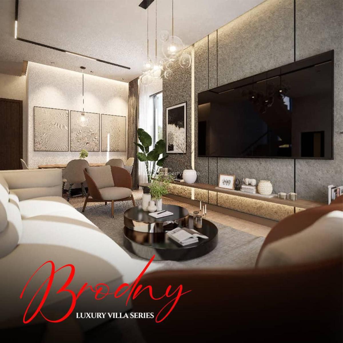 Contemporary 3-bedroom Semi-detached House with a Bq (off Plan), Chois Garden, Abijo Gra, Lekki, Lagos, Semi-detached Duplex for Sale