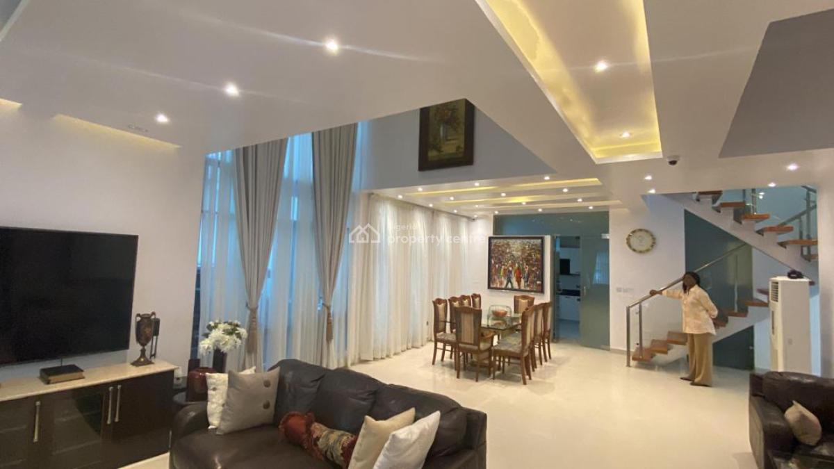 Exquisite Six Bedrooms, Smart Home, Elevator, Rooftop Garden, 2 Bq, Glover Road Mini Estate, Ikoyi, Lagos, Detached Duplex for Sale