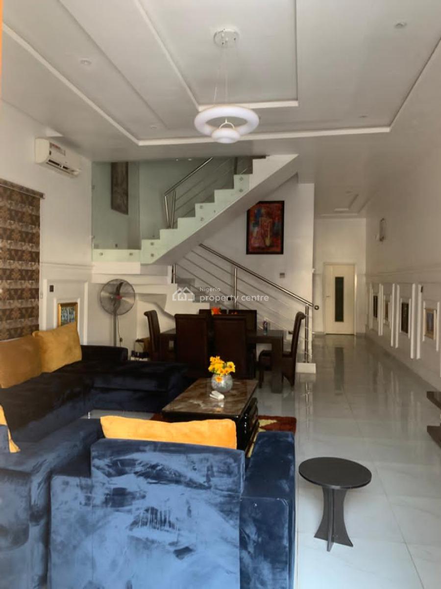 4 Bedroom Semi Detached Duplex Furniture with Bq, Chevron Alternative, Lekki Phase 2, Lekki, Lagos, Semi-detached Duplex for Rent
