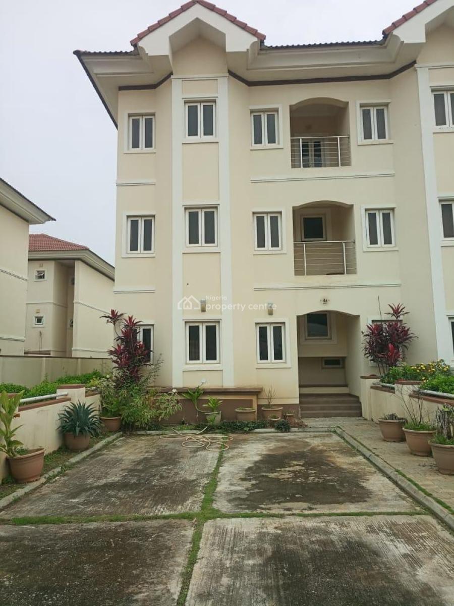 a Very Good Spacious 4-bedroom Terrace Duplex + 1bq, After Magistrate Court., Life Camp, Abuja, Terraced Duplex for Rent