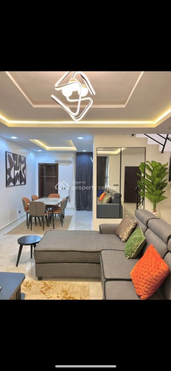 Luxury Furnished 2 Bedroom Terrace with Bq, Lokogoma District, Abuja, Terraced Duplex for Rent