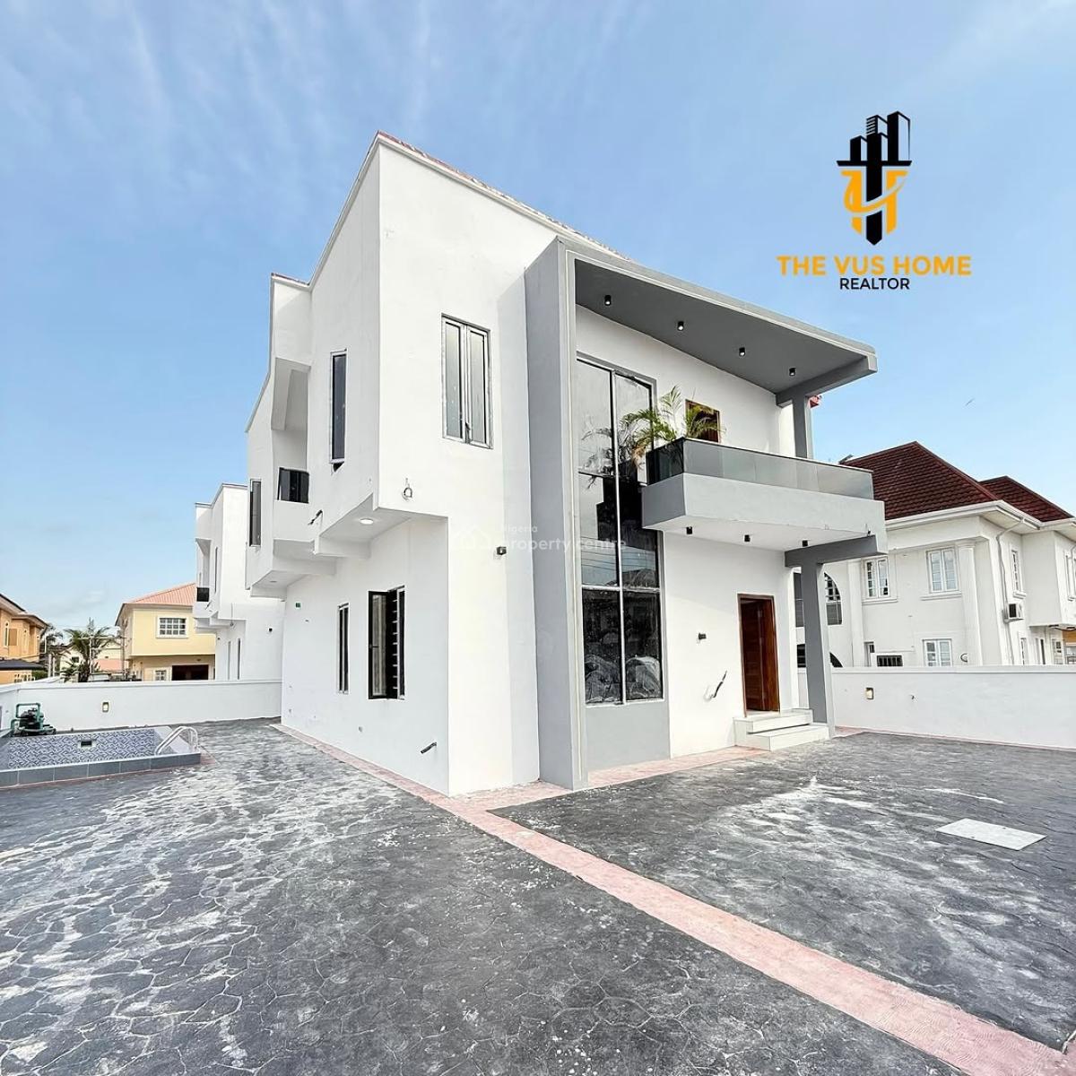 5 Bedroom Duplex, Off Lekki Epe Expressway, Sangotedo, Ajah, Lagos, Detached Duplex for Rent