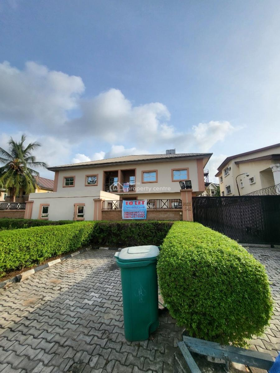 Office Space 5bedroom Semi Detached Duplex with Bq, Court Yard, Off Admiralty,  African Lane, Lekki Phase 1, Lekki, Lagos, Semi-detached Duplex for Rent